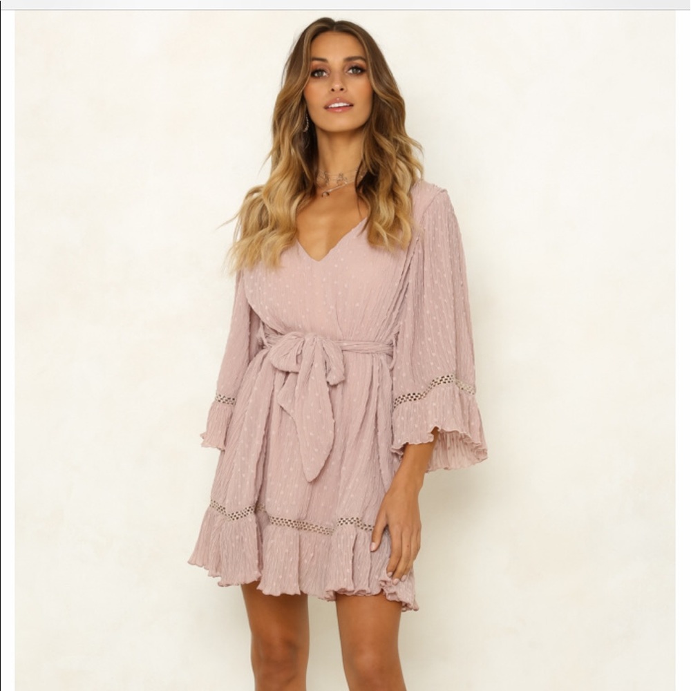 Hello Molly Mauve Dress